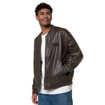 Leather Bomber Jacket