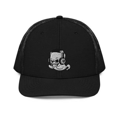 B&W Ghost Mesh Snapback